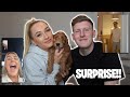 SURPRISING FRIENDS & FAMILY WITH NEW PUPPY!! *cute reactions*