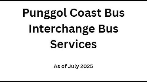 Punggol Coast Bus Interchange