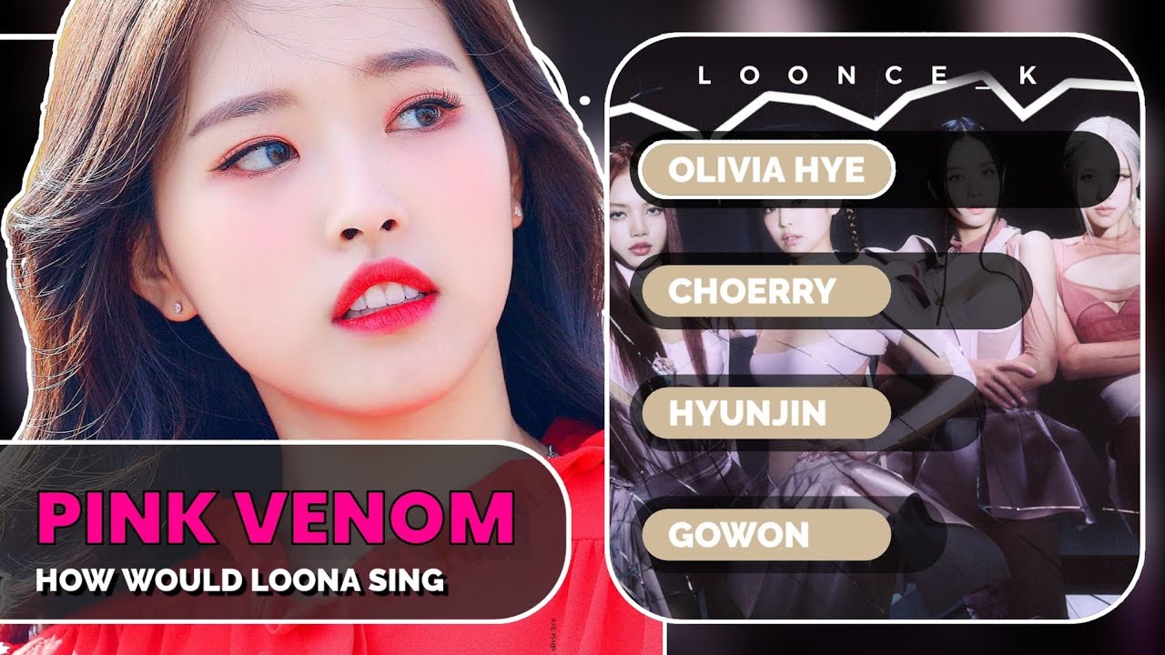 How would Loona sing Pink Venom (BLACKPINK) - Line distribution