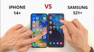 iPhone 14+ vs Samsung S21+ | SPEED TEST