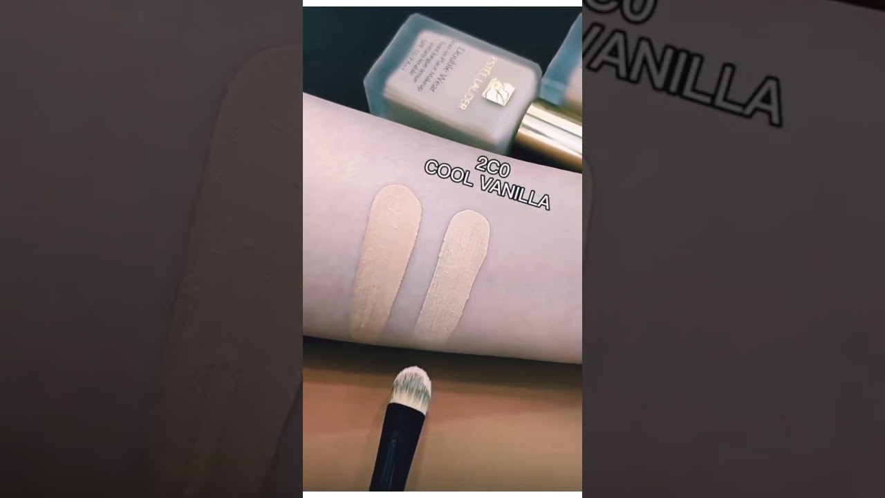 Estee lauder full coverage foundation swatches 