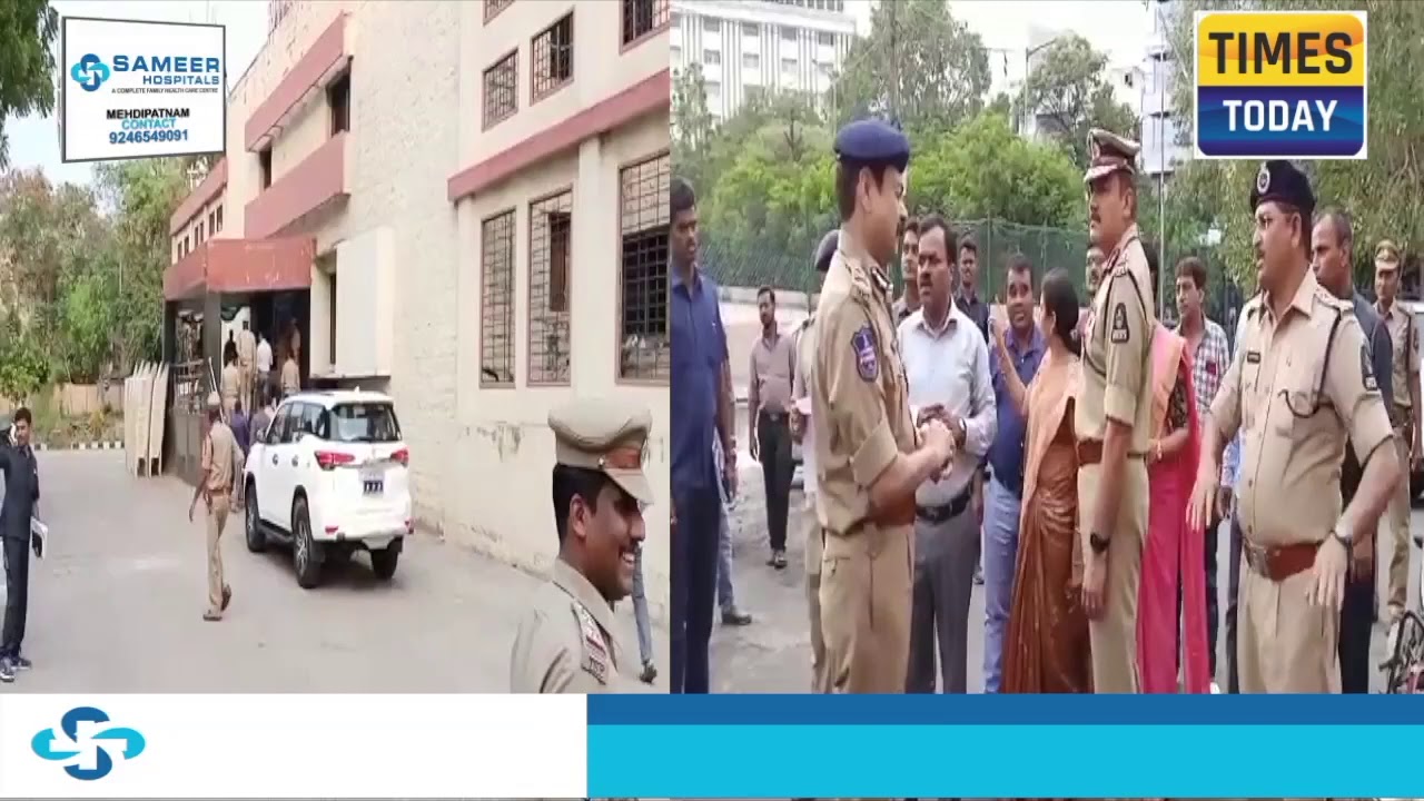 DEO Dana Kishore And CP Anjani Kumar Inspects Polling Counting Centers At LB Satadium