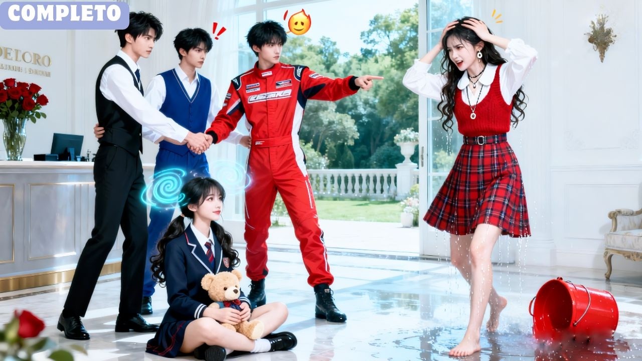 Hermana malvada armó trampa😳 Callé: 3 hermanos+CEO oyeron mi mente… me miman sin parar💘