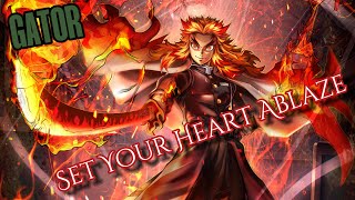 Set Your Heart Ablaze Rengoku Rap-Song Amv By