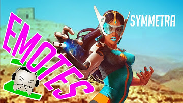 Symmetra Emote - OVERWATCH BETA - Gameplay character Emote overview Blizzard Game Beta Key Invite