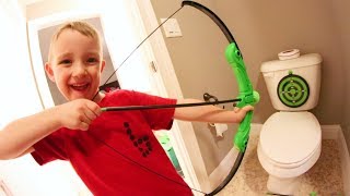 FATHER SON HOUSE BOW & ARROW!