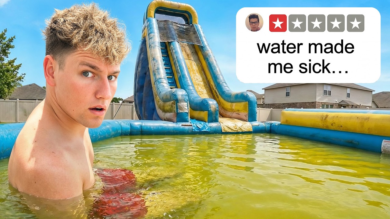 I Tested 1-Star vs 5-Star Waterslides!