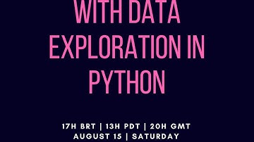 Getting Started with Data Exploration in Python - Webinar Udacity Machine Learning Program