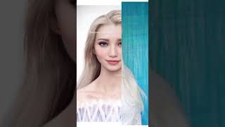 Elsa Disney  vs cosplay vs Fan Art 💝 💓#shorts #elsa #disney #trending
