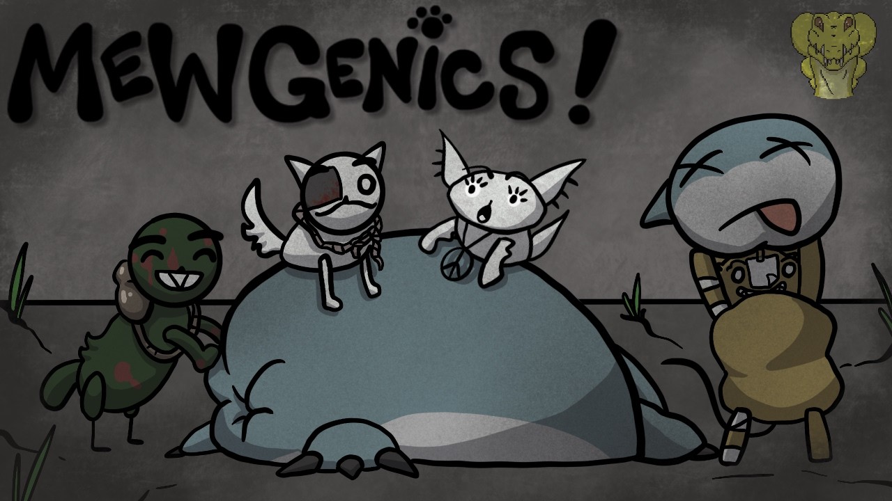 My very first Guillotina fight in Mewgenics