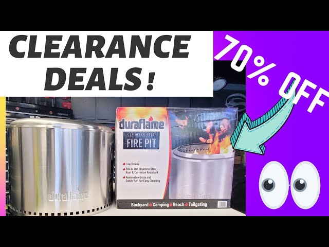 HURRY DURAFLAME FIRE PIT CLEARANCE DEAL ! WHILE SUPPLIES LAST ! - YouTube