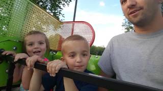 Walker and Karlinn on the ferris wheel