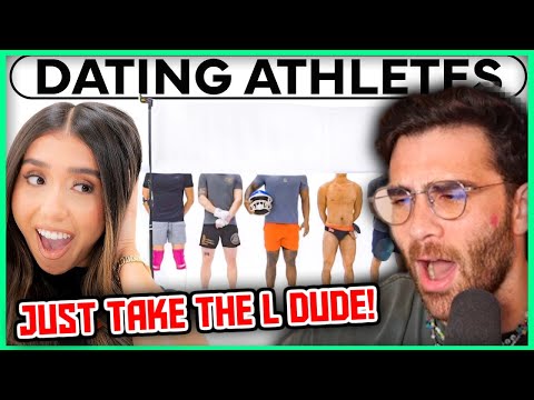 Thumbnail for blind dating 9 athletes by body | Hasanabi Reacts to nectar ( Jubilee )