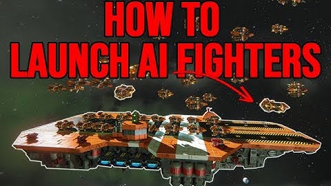 Launch AI Fighters Carriers Now Viable - HOW TO - Space Engineers