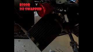 Coleman B200R / Predator 212 intake filter install