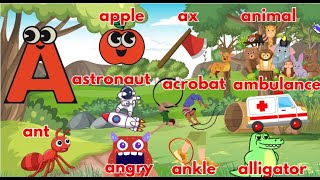 🎵 “A is Amazing! 10 Fun Words That Start with A – Alphabet Song for Kids” 🎵