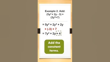ADDING POLYNOMIALS. The Shortcut! |Polynomials | Elementary Algebra.