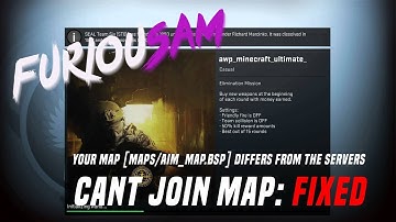 FIX: Your map [maps/aim_map.bsp] differs from the servers