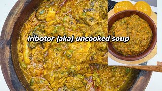 Traditional Delta Delicacy | Iribotor / Iziwotor (uncooked  Urhobo-Isoko Soup) Authentic Naija dish