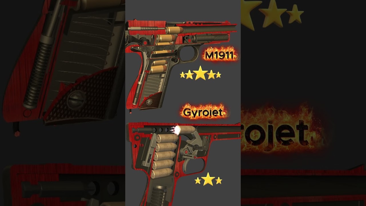 ⚔️ Classic vs Experimental: The Colt 1911 🇺🇸 – Legendary Pistol Showdown 🔫