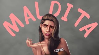Jarlo Bâse - Maldita  (Official Lyric Video)