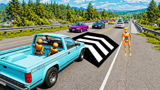 0 to 986 MPH 😱 in Seconds vs Traffic! Car Bus Truck Van Crash Test 🔥BeamNG Drive #38 screenshot 5