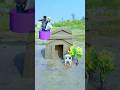 Crazy amazing 🤩 magical home, destroy with flying man #creative#funny#amazing#crazy#shorts