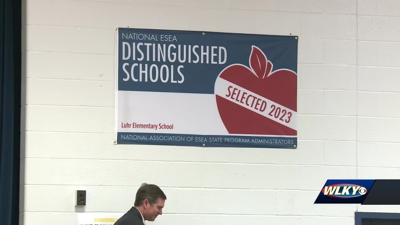 Luhr Elementary named 'distinguished school' for student