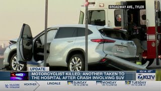 1 dead in motorcycle wreck on Broadway Avenue in Tyler
