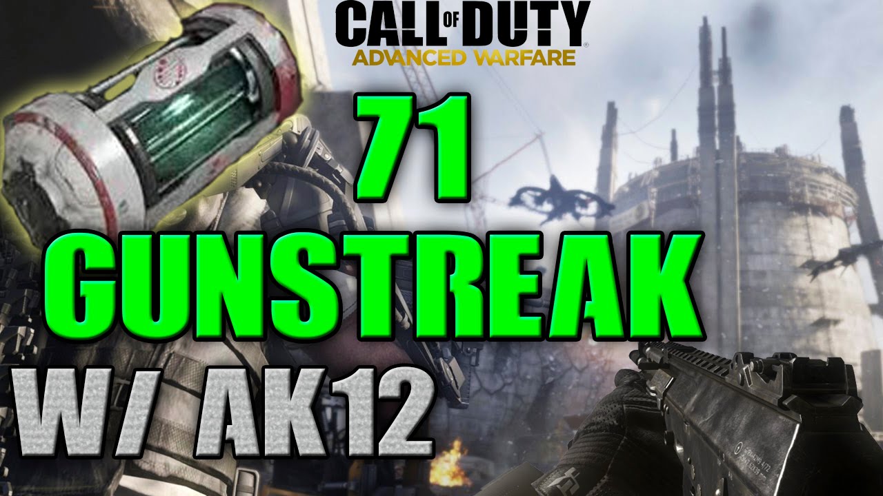Advanced Warfare: 71 Gunstreak *SOLO* w/ AK12 | Finland's Highest Gunstreak || Future Plans