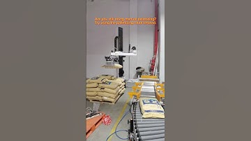 Are you still doing manual palletizing? Try using the palletizing robots instead!#palletizer #robot