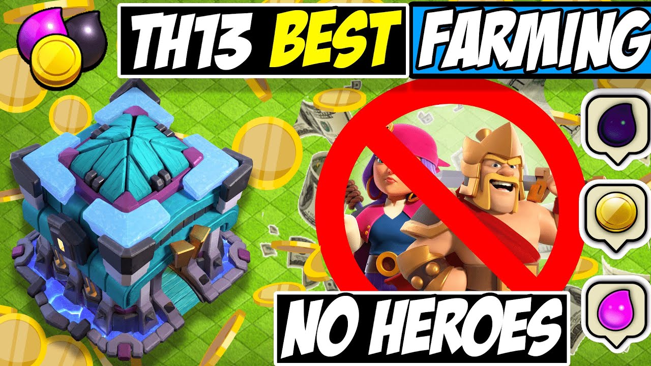 Th13 Best Farming Strategies Without Heroes | Best Farming Best Loot