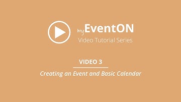 EventOn - Video 3 - Creating an Event and Basic Calendar