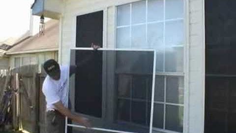 JoshHobbs.com Solar Screens Pop-In Mounting into Windows w/ Lip Provisions