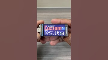 Easy Custom Fonts for Your Arduino Projects #lopaka #lilygo #arduino  #GFXFonts