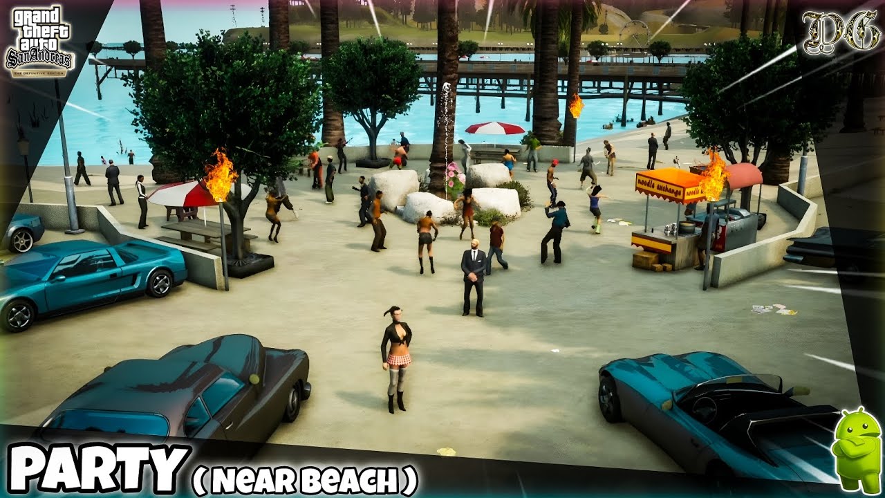 Gta Sa Definitive Edition & Android Party Mod ( Near