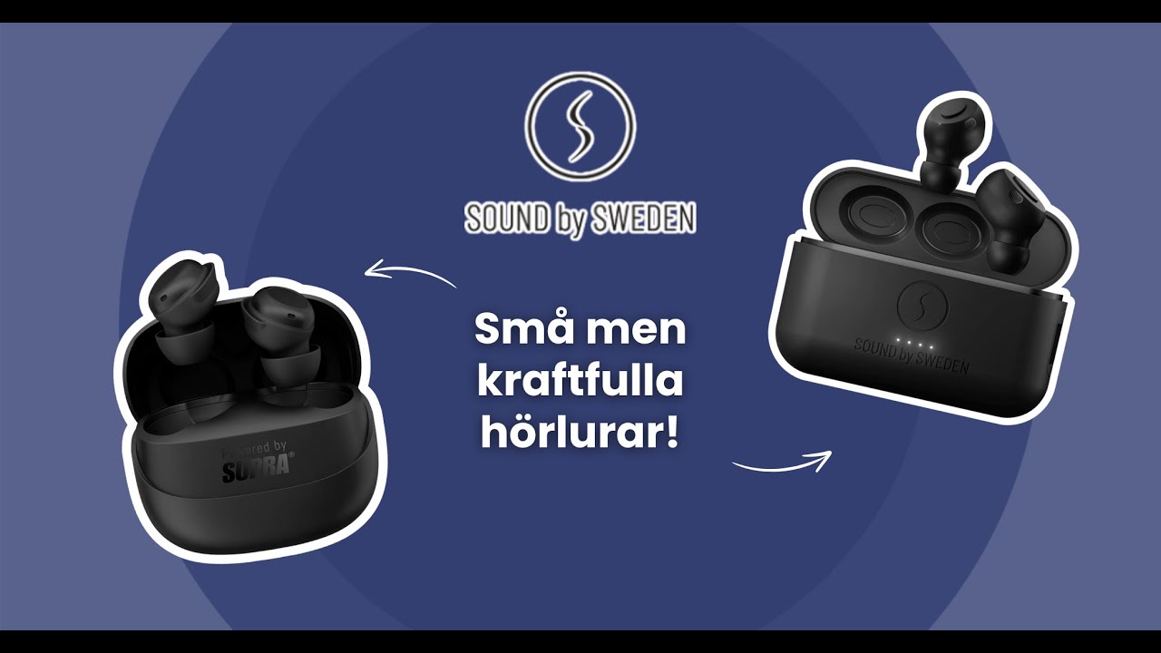 Sound by Sweden – Lätta hörlurar med kraftfullt ljud & premiumkvalitet | Unboxing & Användarfilm