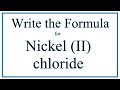 Nickel(II) Chloride Concepts