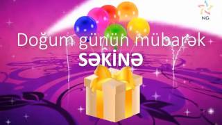 Doğum günü videosu - SƏKİNƏ