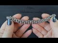 Candy Cane Cord Weave Chainmaille Tutorial Браслет в технике кольчужное плетение своими руками #diy