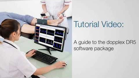 Ένας οδηγός για το πακέτο λογισμικού Dopplex DR5
