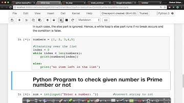 Python |   Control flow while loop