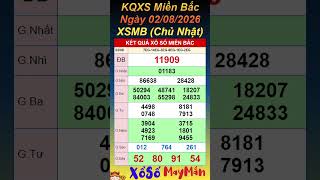 Xổ Số Miền Bắc, XSMB ngày 02/08/2026, Trực Tiếp KQXS Thái Bình, KQXS Miền Bắc #shorts