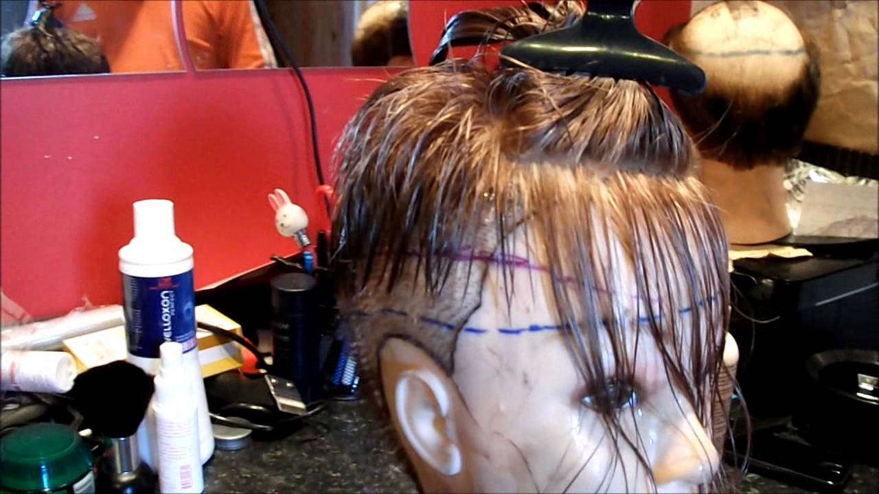 Hair Replacement System, Hair System cut in