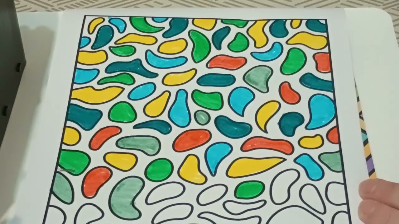 ASMR / disegno geometrico + pattern carini 💟 please subscribe to channel 💙