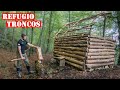 Refugio En El Bosque - Empezando El Tejado