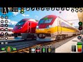 indian train railroad gamel real train driving game railway driver| euro train driver 3d #tren #game