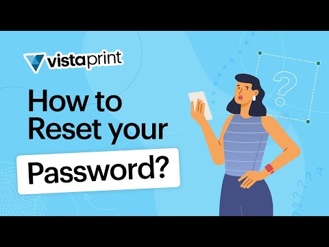 How do I change or reset my Vistaprint password?