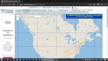 DX MAPS great website to see what bands are open in real time