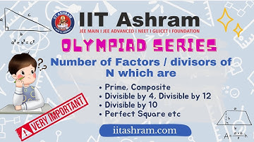 Olympiad Concept | Number of Factors/divisors  of N with conditions | Number Theory #olympiad